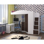 Кровать-чердак со столом Кровать-чердак со столом