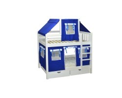 Кровать детская игровая двухъярусная Скворушка-1