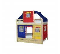 Кровать детская игровая двухъярусная Скворушка-2