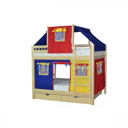 Кровать детская игровая двухъярусная Скворушка-2, МЕБЕЛЬ ХОЛДИНГ