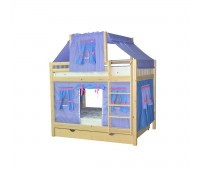 Кровать детская игровая двухъярусная Скворушка-3