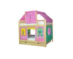 Кровать детская игровая двухъярусная Скворушка-4