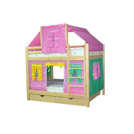 Кровать детская игровая двухъярусная Скворушка-4, МЕБЕЛЬ ХОЛДИНГ