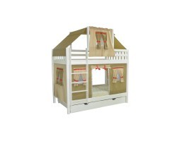 Кровать детская игровая двухъярусная Скворушка-5