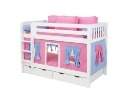 Кровать детская игровая двухъярусная Мальвина