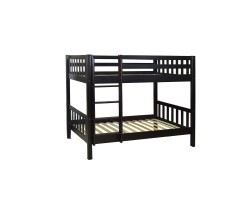 Двухъярусная кровать из массива сосны для детей Ладушка