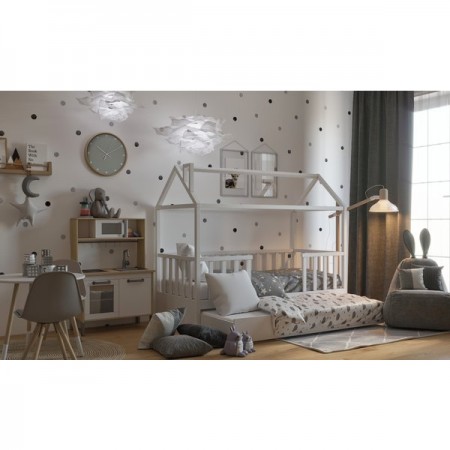 Кровать - домик Мечтатель с бортиком, Bambini Letto
