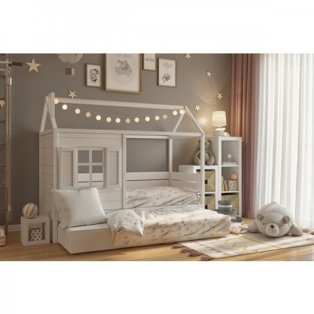 Кровать - домик Мечтатель с окошком, Bambini Letto