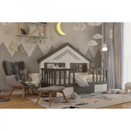 Кровать - домик низкий Сказка, Bambini Letto