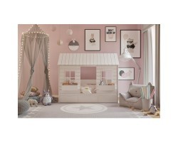 Кровать - домик низкий Теремок