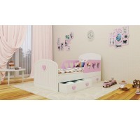Детская кровать Сердечко