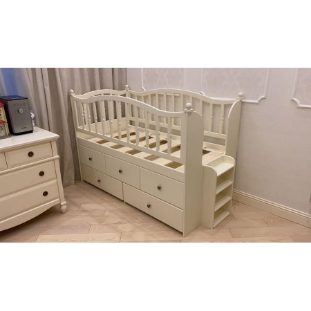 Детская кровать с ящиками и лесенкой, Bambini Letto