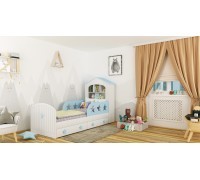 Детская кровать домик Звёзды