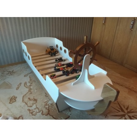 Кровать корабль со штурвалом, Bambini Letto