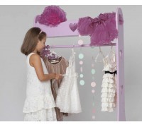 Детский напольный гардероб Сердечки