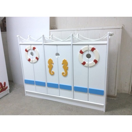 Детский шкаф Морской, Bambini Letto