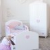 Детский шкаф двухстворчатый Сердечко, Bambini Letto