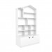Детский стеллаж Домик белый