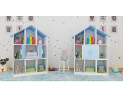 Детский стеллаж домик Звезды