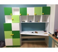 Стол стеллаж угловой