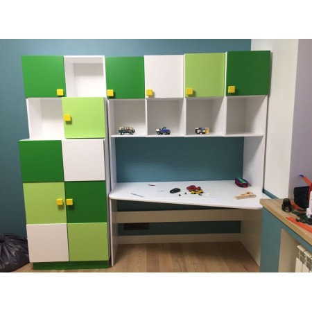 Стол стеллаж угловой, Bambini Letto