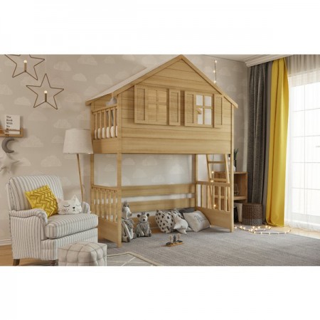 Кровать - домик Сказка чердак, Bambini Letto