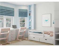 Детская кровать с бортиком