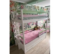 Двухъярусная кровать из сосны