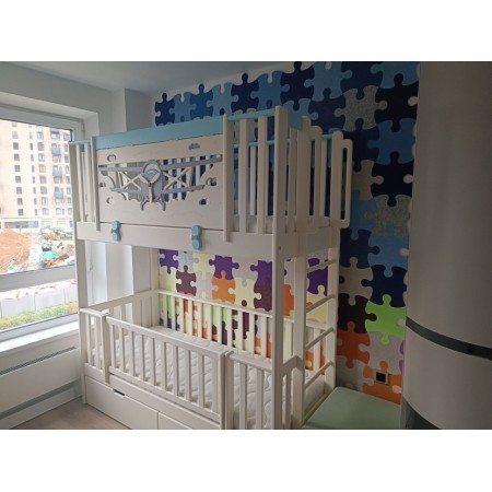 Двухъярусная кровать Самолет,