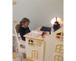 Детский стол домик