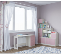 Детский письменный стол и стеллаж