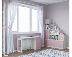 Детский письменный стол и стеллаж