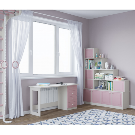 Детский письменный стол и стеллаж, Bambini Letto