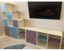 Детский стеллаж и тумба под ТВ