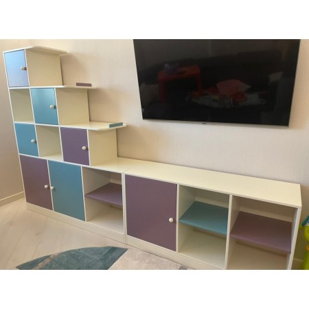 Детский стеллаж и тумба под ТВ
