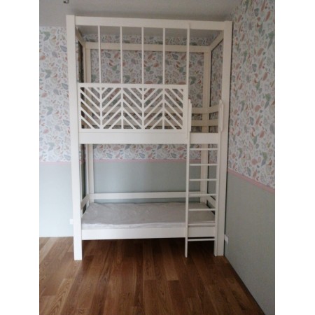 Детская двухъярусная кровать с высокими бортиками, Bambini Letto