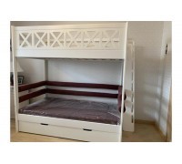 Кровать с диваном внизу