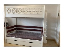 Кровать с диваном внизу