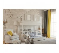 Кровать - домик Сказка Двухъярусный