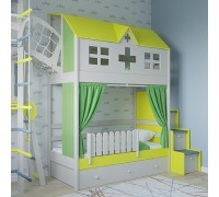 Двухъярусная кровать дом