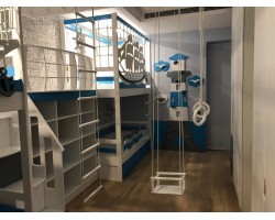 Двухъярусная кровать корабль