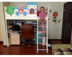 Кровать чердак Золушка