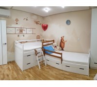 Кровать угловая для двоих детей