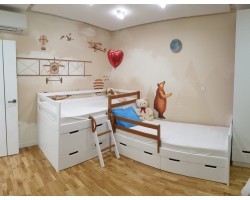 Кровать угловая для двоих детей