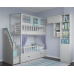Двухъярусная кровать с лестницей комодом, Bambini Letto