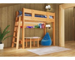 Кровать чердак из массива