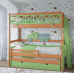 Двухъярусная кровать с выкатным спальным местом, Bambini Letto