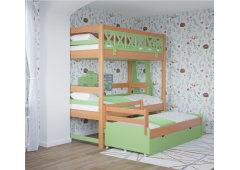 Двухъярусная кровать с выкатным спальным местом