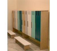 Секционные шкафы для раздевалки