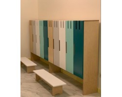 Секционные шкафы для раздевалки
